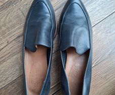 Leather loafers