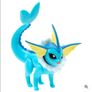 Pokemon Vaporeon 8cm Battle Figure Image 2