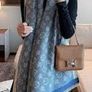 Scarf wrap  Zelly  grey/blue New beautiful soft fabric woolly. Image 4
