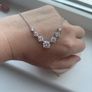 Paul Costello  Bridal Range Cz Necklace Sterling Silver Image 5