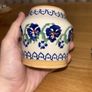 Nicholas Mosse Retired Set of 2 Blue Pansy Bud Vases Image 6