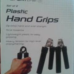 Sportline plastic hand grips - 2 in set
