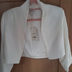 Monsoon Crop Ivory Jacket