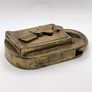 1909 Customs & Excise antique solid brass Paper-Seal Padlock (Tucker & Reeves / Hobbs & Co.) Image 8