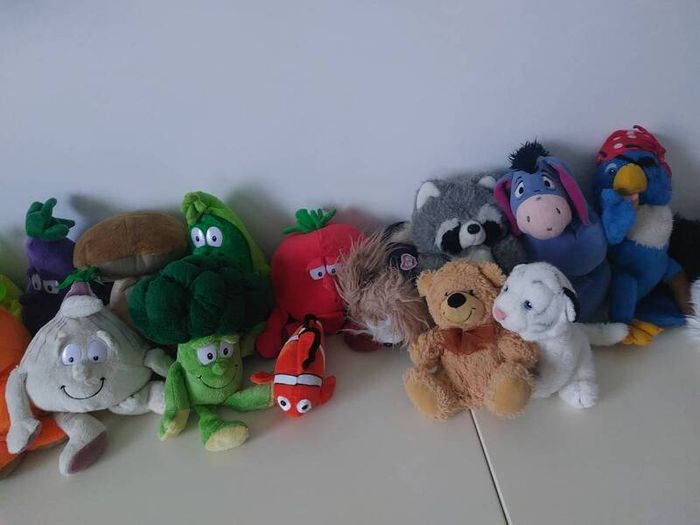 Selection of stuffed animals
