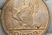 Ireland 1968 1d Penny Mint Error Blide Chick