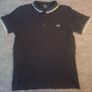 Fred Perry Bomber Collar Polo Shirt Large Navy Blue Image 5
