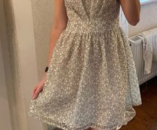 Penneys floral print dress size 10 cream