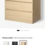 Chest of 3 drawers Malm Ikea Image 3