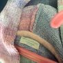 girl knitted hoodied jumper Image 3