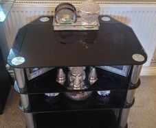 Black glass unit
