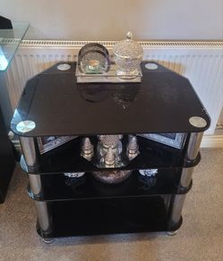 Black glass unit