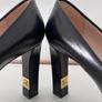 Chanel Black Leather Heels EU 38.5 Image 4