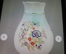 antique  Royal Tara wedding vase