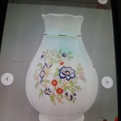 antique  Royal Tara wedding vase