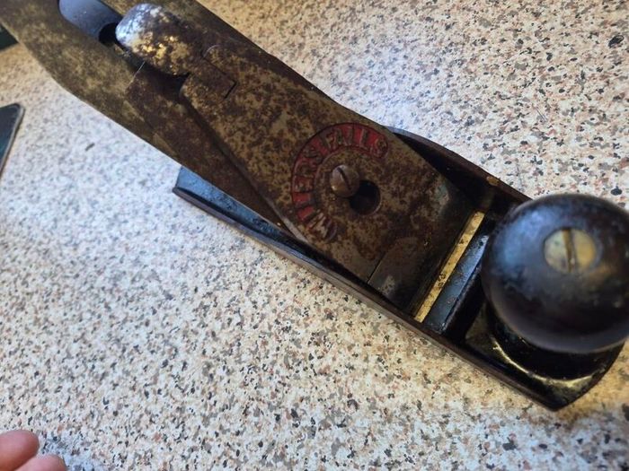 Vintage Millers Falls 9" Smoothing Hand Plane USA Woodworking Tool Cast Iron