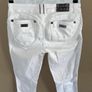 Brazilian Pit Bull White Distressed High Waist Skinny Butt Lift Jeans UK 8/10 Image 6