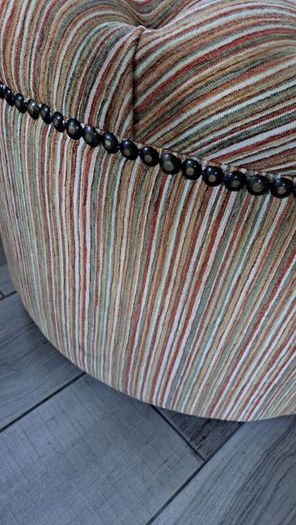 Unique Snuggle Chair and Foot Stool