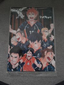 Anime posters and keychains