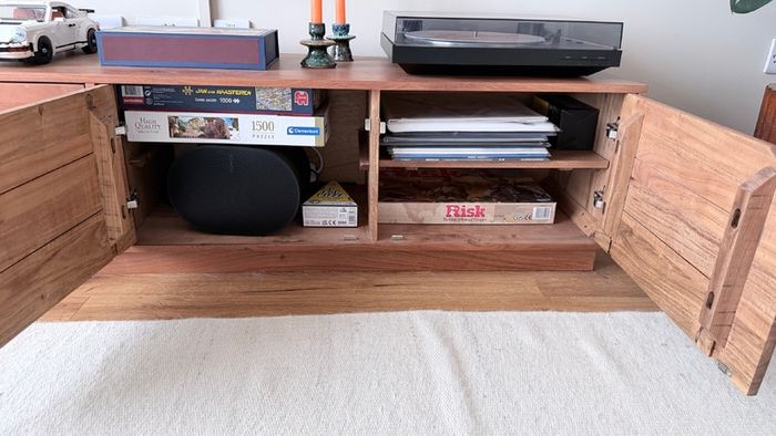 Wood TV cabinet