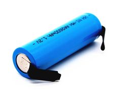 AA Rechargeable Battery 2600mAh NiMH with Solder Tabs DIY