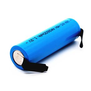 AA Rechargeable Battery 2600mAh NiMH with Solder Tabs DIY