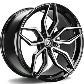 18" Black Alloy Wheels Audi Seat Skoda Mercedes Lamborghini Acura Bmw Tesla Vw Vauxhall Opel 5x112 / 5x120 / 5x114,3