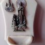 vintage holy water font Image 5