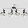 NEW SALE | 4 Way GU10 6W Ceiling Light Fitting, Spot Light Ceiling Spotlight Swiveling Lamp Light Bases Angle Adjustable for Kitchen Bedroom Living Room and Showroom Image 7