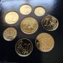 Prestige Ireland .999 Rhodium and 24k Gold Plated Coin Set 2002 + Proof Medal UNC Only 9,999 Set's Image 6