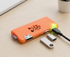 Aura-Slim Raspberry Pi Zero Case Ultra-Low Profile Snap-Fit Enclosure