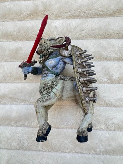 ELC Centaur Goat Mythical Creature Warrior Tower Of Doom Darkness Fantasy Figure approx. 13 cm. Used Please see photos