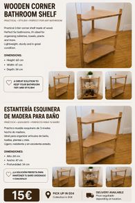 wooden shelf