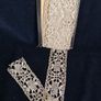 antique lace, Aged handmade lace, 4 meters + Linen lace Image 2