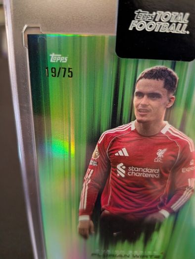 Florian Wirtz Liverpool FC Topps Total Football Fusion /75