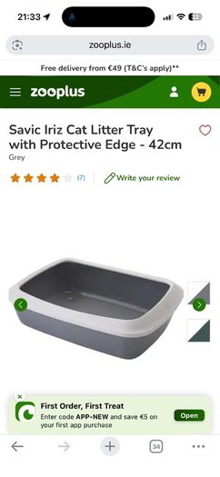 cat litter tray open