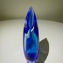 Vintage Murano Sommerso Bud Vase. Vetreria Artistica Oball.  Luigi Onesto Era.  Original Label Image 8