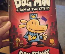 Dog Man, a take of 2 kitties