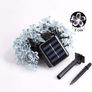 Solar String Lights Outdoor Solar Patio Lights 8 Modes Solar Powered Fairy String Lights, Waterproof String Lights for Patio, Lawn, Garden, Wedding, Party, Holiday Decor (50 LED Warm White Flower) Image 3