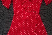 Red Polka Dot Dress. Size 10