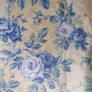 Laura Ashley Pelham Stripe Blue Roses Fabric Image 5