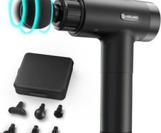 Massage Gun Deep Tissue, Percussion Handheld Muscle Massager for Muscle Pain Relief Fitness Recovery Body Shaping with 20 Speed Levels 6 Massage Heads and LCD Display MULTIPLE COLOURS AVAILABLE (FREE POSTAGE)