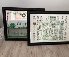 Celtic mirror and legends print