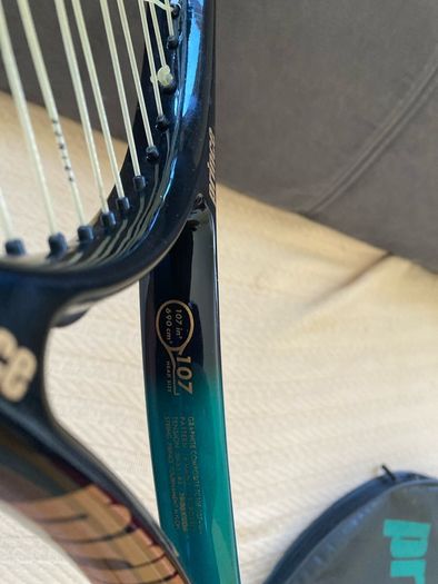 tennis rocket Prince graphite sentry 107