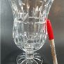 Block Tulip Garden 24% Full Lead Cut Crystal Hand Crafted 7" Tall Vase Image 2