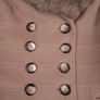 Precis Brown Tan Camel Faux Fur Collar Wool Cashmere Coat 14UK/42EU Image 5
