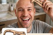 Personalised Bald Man's Comb | Funny Gift for Bald Men | Custom Name Bald Joke Gift | Secret Santa Gift for Him | Novelty Gift for Dad