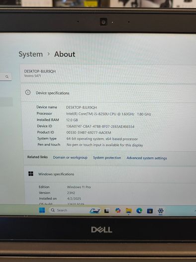Dell Vostro 5471 Laptop 14" 8th Gen Core i5, Fast 500 SSD, 12GB RAM, Webcam, HDMI Windows 11 Pro