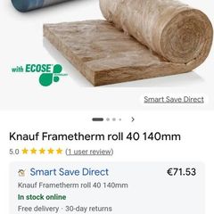 Fiberglass insulation