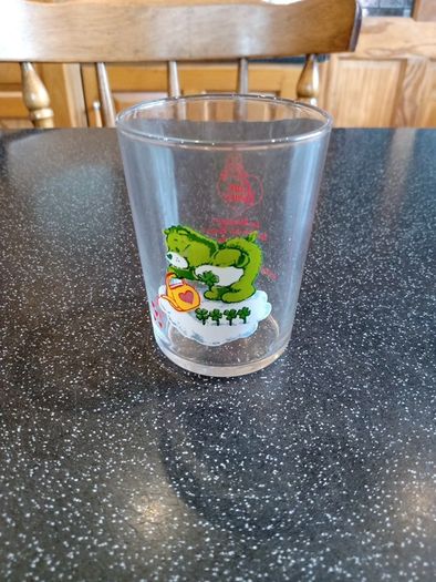 Care Bears Glass Vintage 1985